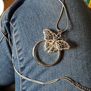 Sterling silver Butterfly Necklace